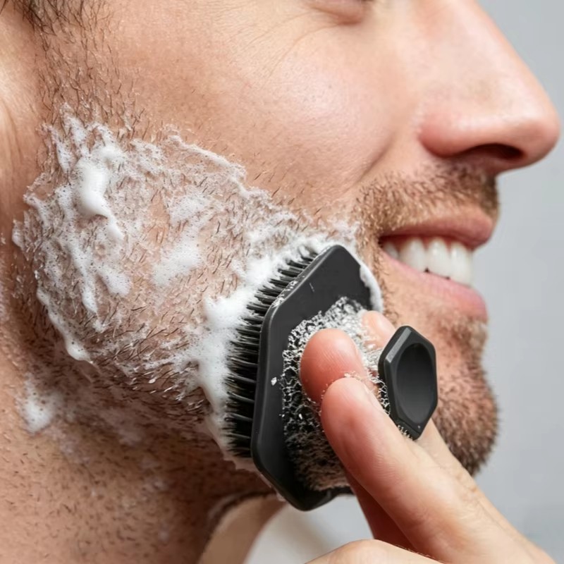 Silicone Face Scrubber Electric - Facial Cleaning Brush Scrubber Silicone Miniature