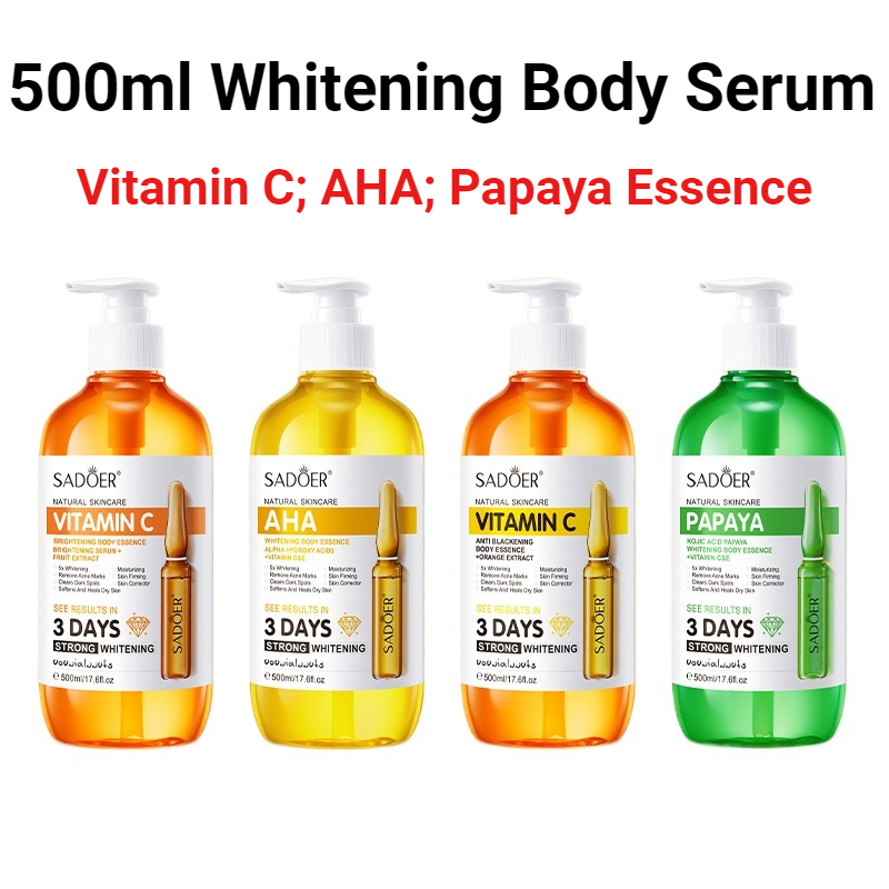 SADOER AHA Whitening Body Esse - Hyaluronic Acid Facial Serum review and price