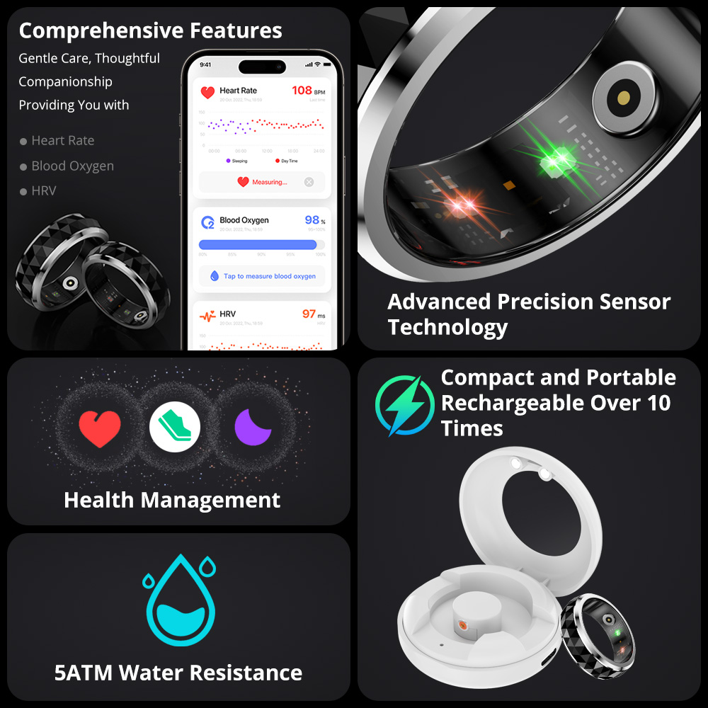 2024 COLMI R11 Smart Ring, Fid - Health Monitors review and price