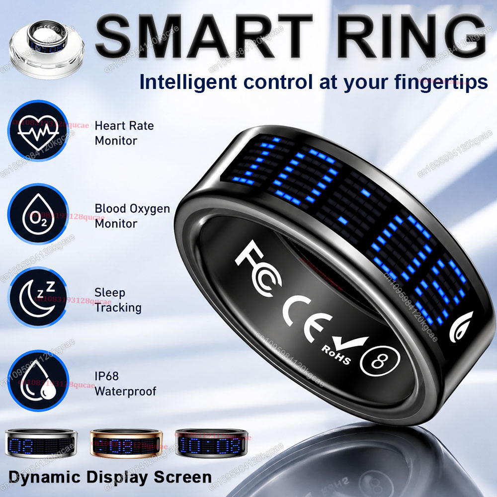 Smart Ring Display Screen Touc - Health Monitors review and price