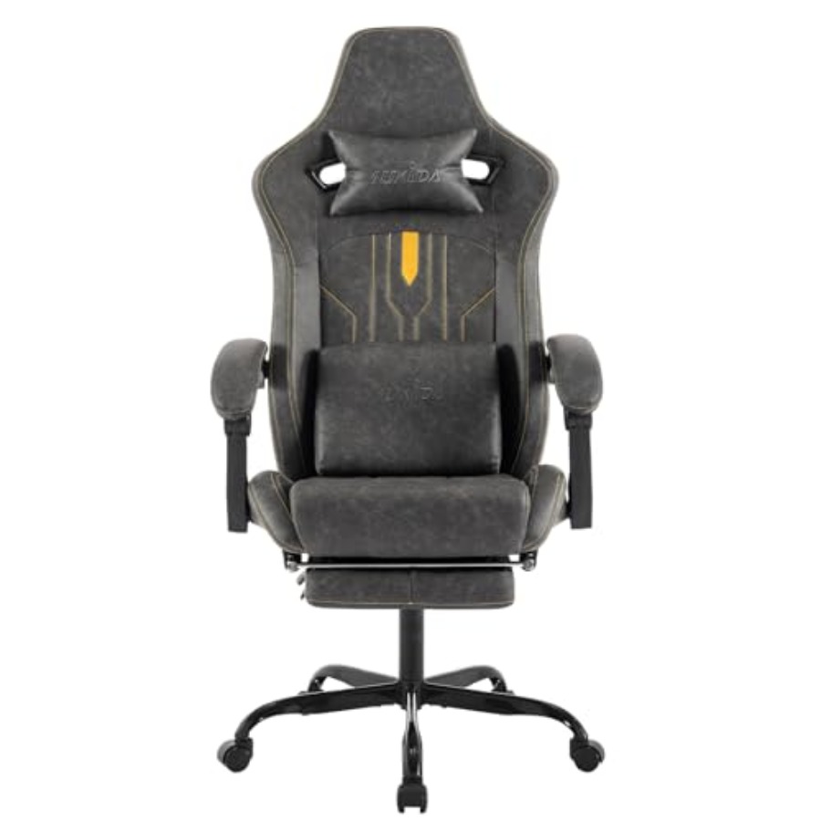 Gaming chair with footrest for - Massage review and price