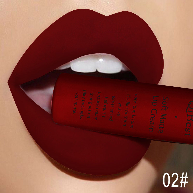 QIBEST Sexy Velvet Matte Lip G - Matte Velvet Lip Tint Long Lasting review and price