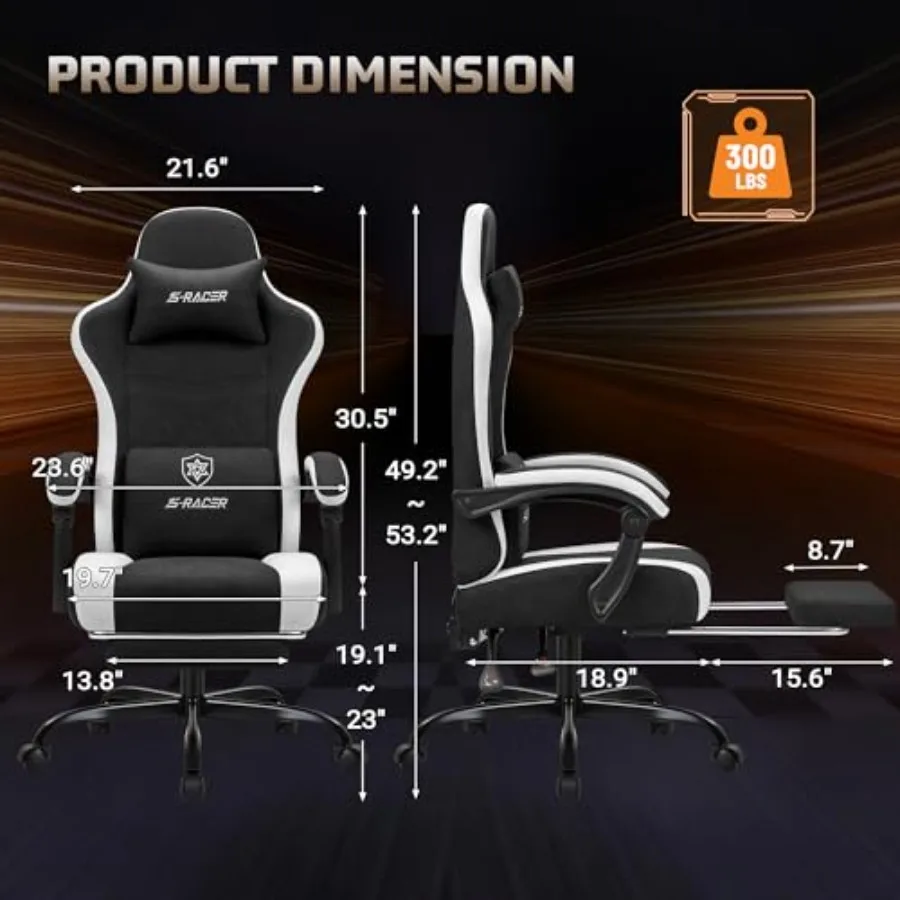Gaming chair for adults with m - Massage review and price