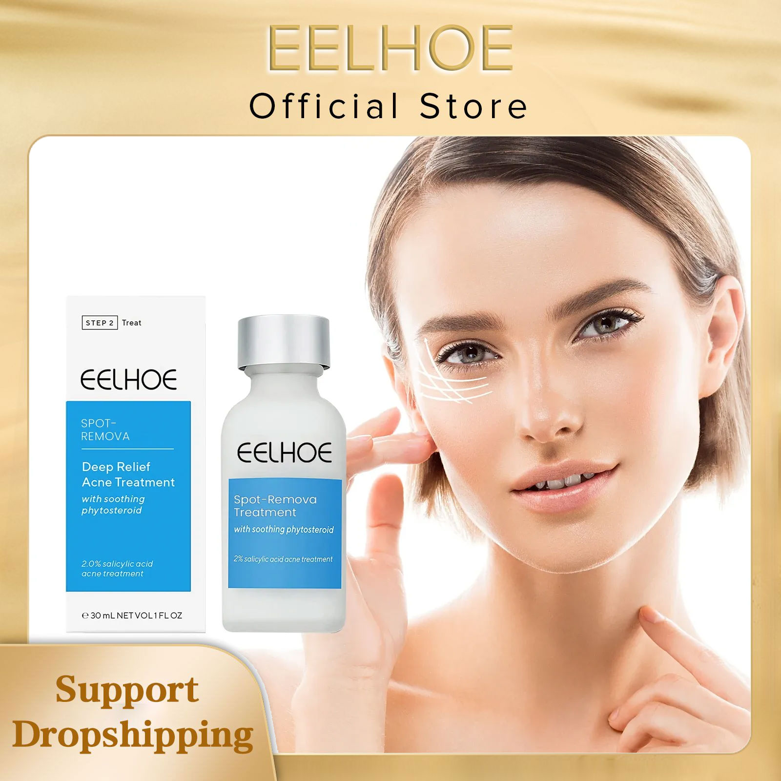 EELHOE Acne Treatment Lotion S - Salicylic Acid Blackhead Remover review and price