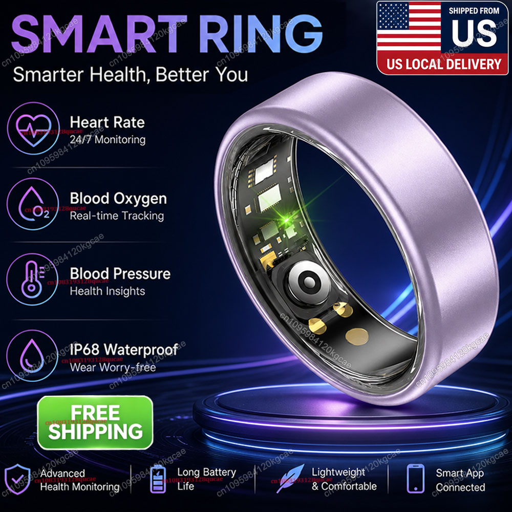 Smart Ring Heart Rate Blood Ox - Health Monitors review and price